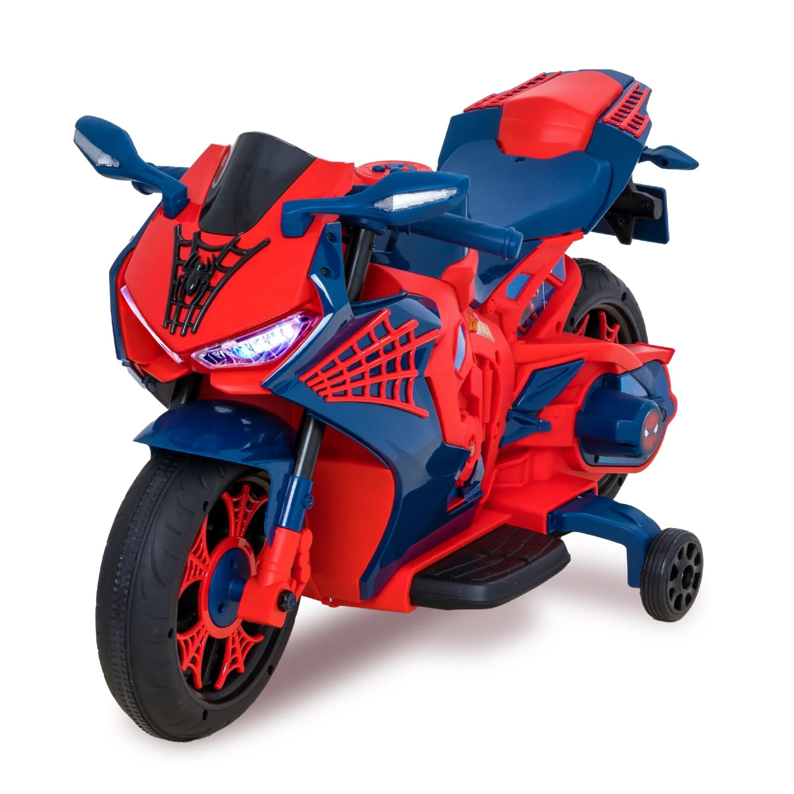 Spiderman Ride On Motorcycle 6V Kids Toy Gift Rechargeable Battery Ages 3 Plus
