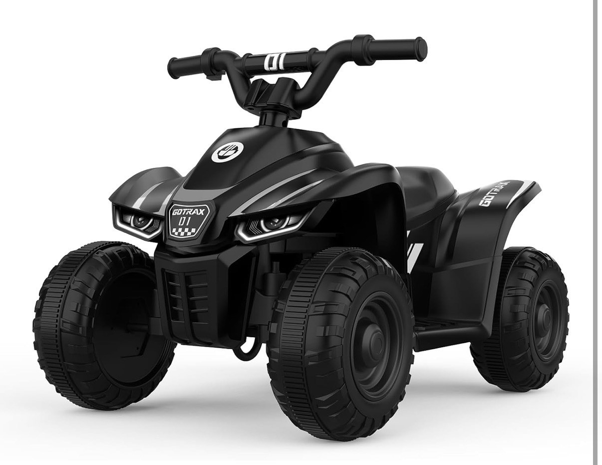 Gotrax RT1 Ride on Toys for Toddlers 1.5-4, Safe 12V Lead-acid Battery up to 80