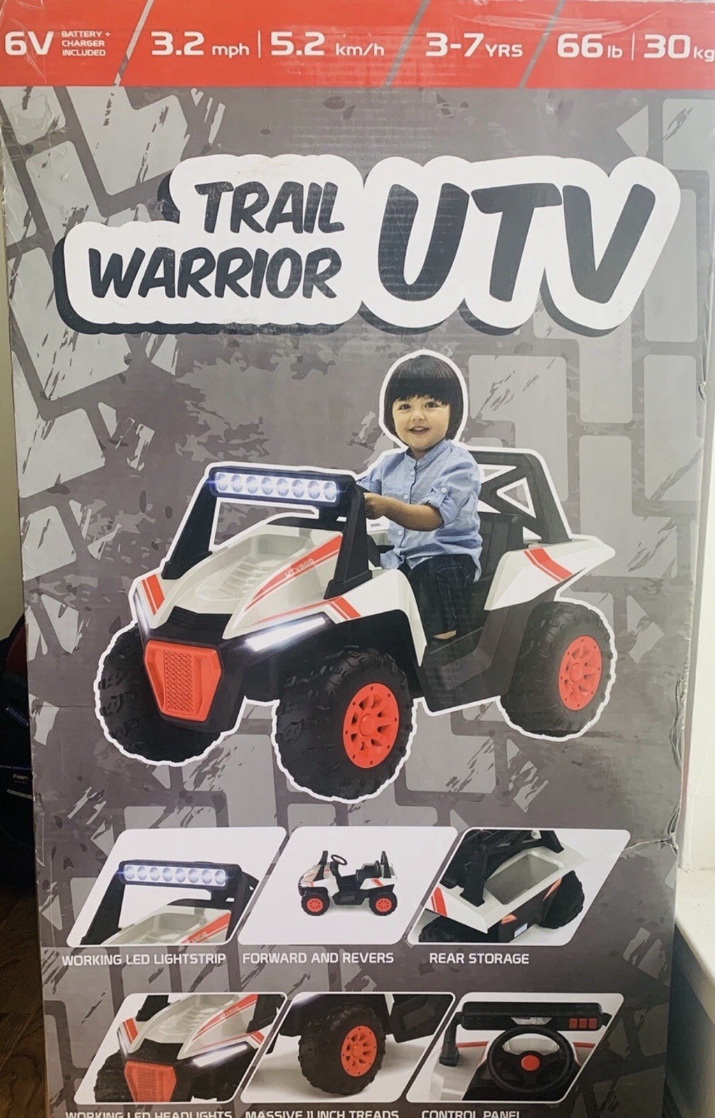 Kalee 6V Trail Warrior UTV Battery Powered Ride On Brand New