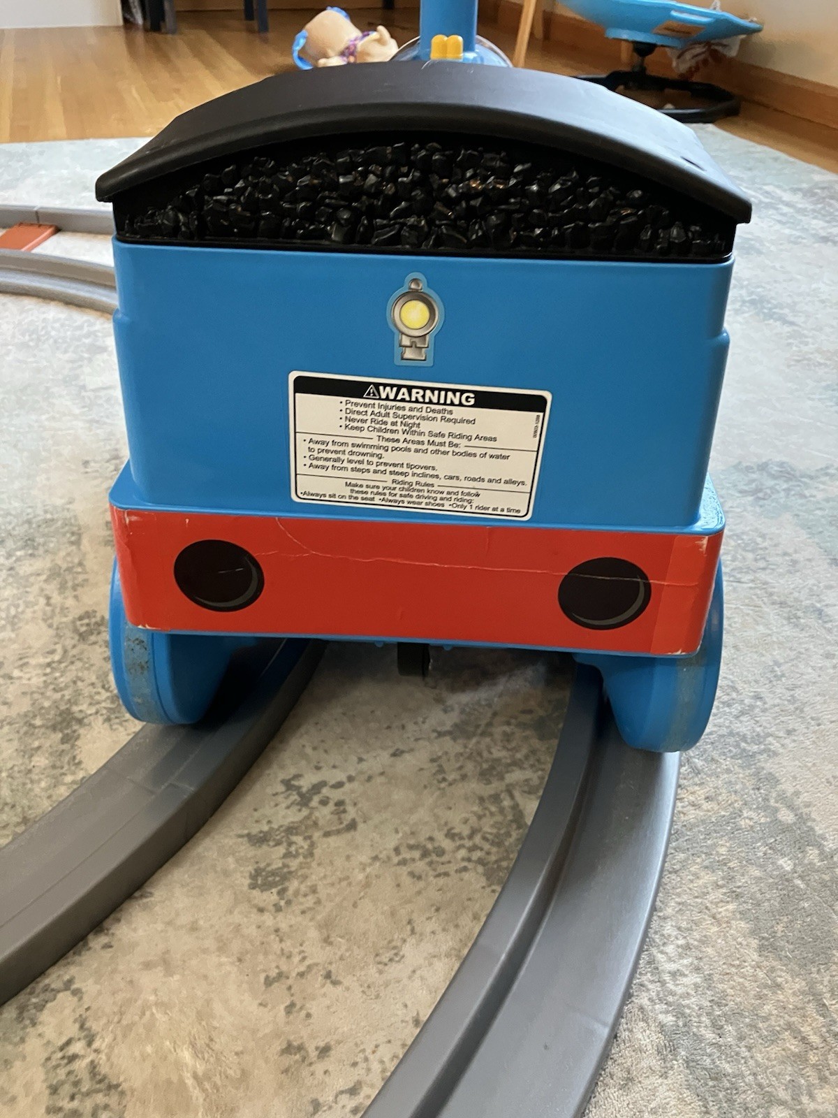VTG Fisher Price Power Wheels Ride-on Thomas & Friends Thomas + Track BCK92-9963