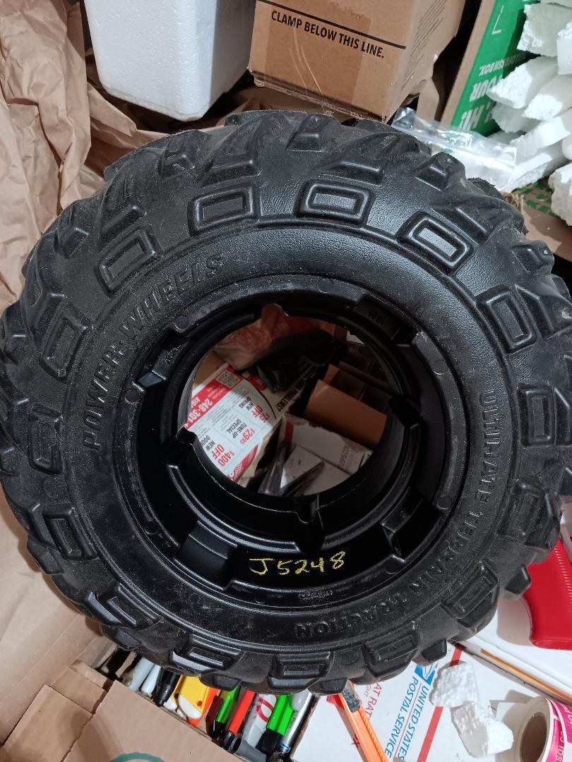 FRONT TIRE – Power Wheels J5248-2369 Kawasaki Brute Force 13″ x 5.5″