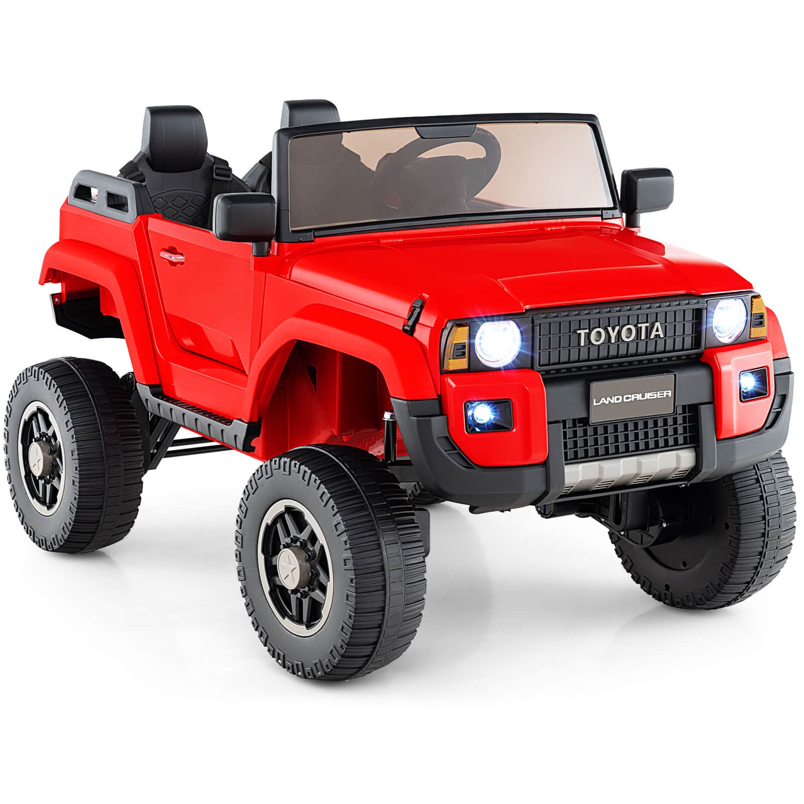 24V 2 Seater Ride on Car for Kids Licensed Toyota LC250 Ride on Truck w/Remote