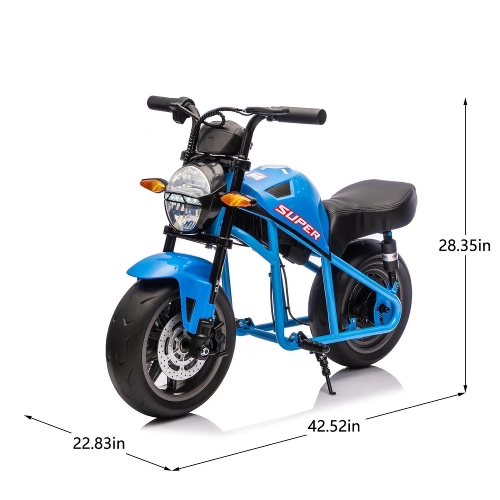 Kids XL Ride On , 24V Lead- , 300W Motor, 14in EVA Tires, 11.18MPH, For Ages 6+