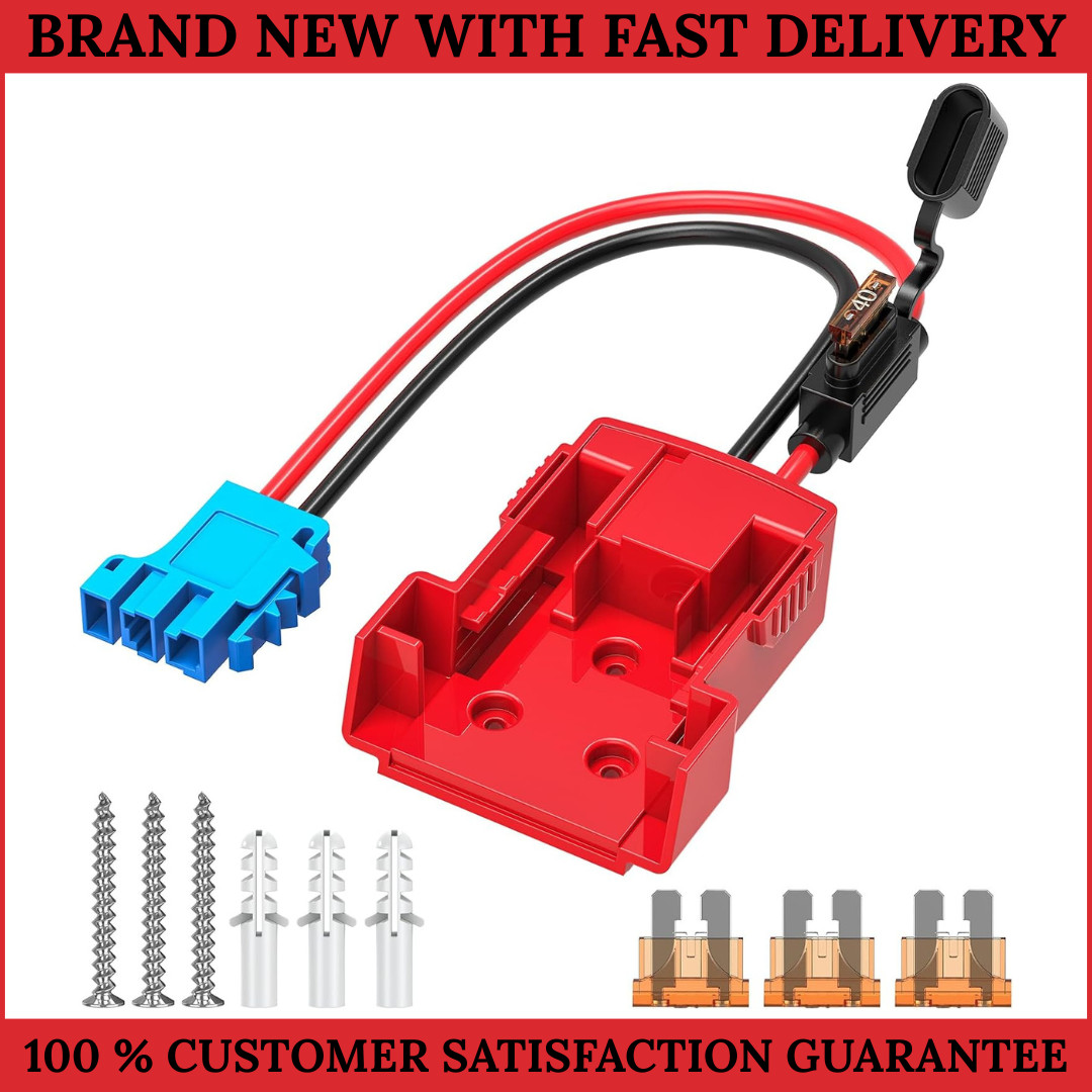 Power Wheels Adapter for Milwaukee 18V Battery Peg Perego Ride On Upgrade Kit