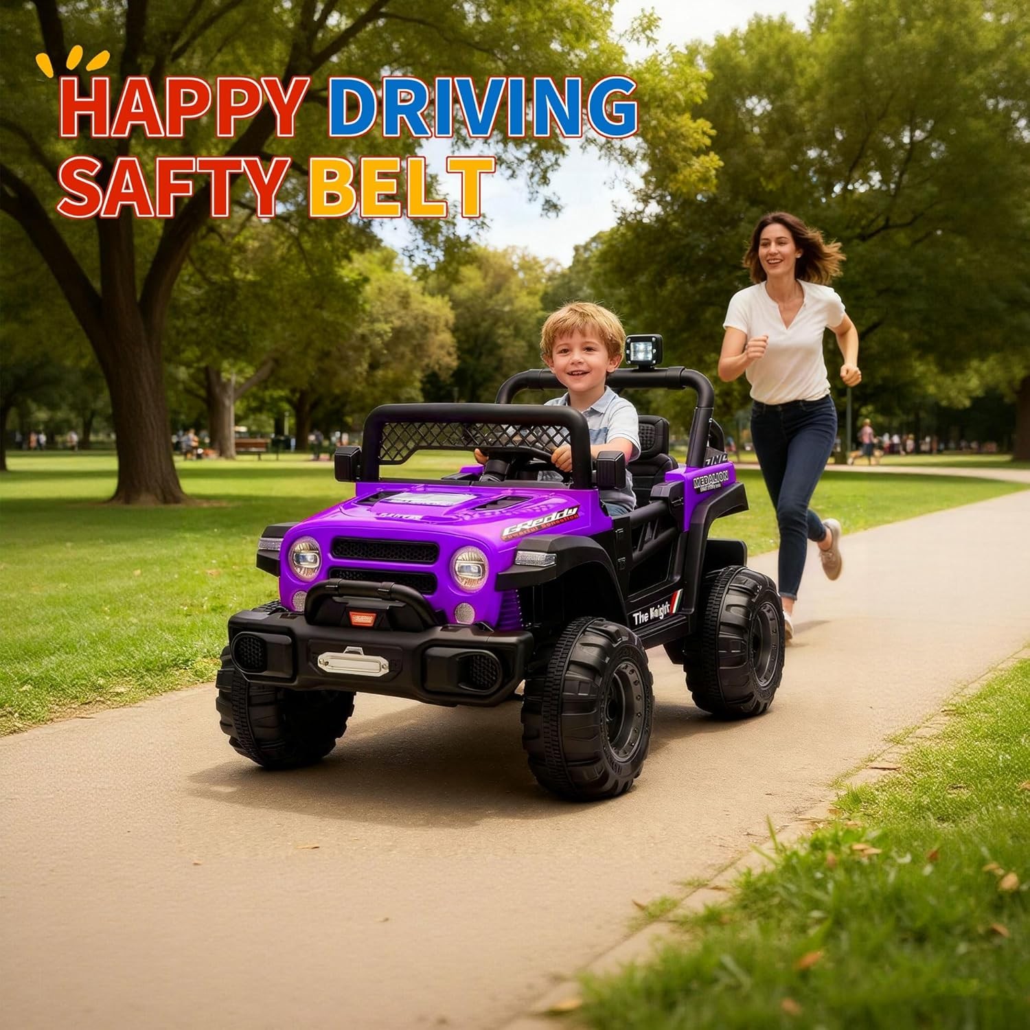 12V Kids Ride on Truck Toys for Big Kids Electric Vehicle with Parent Remote