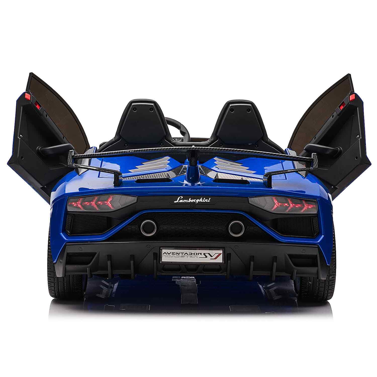 24V 2 SEATS LICENSED LAMBORGHINI AVENTADOR SVJ KIDS RIDE-ON SPORTS CAR,LIGHTS+RC