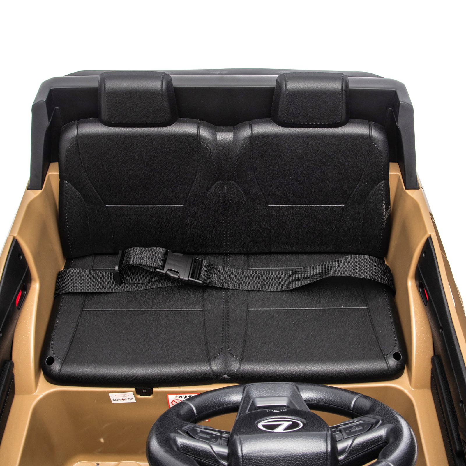 24V Lexus GX550 2-Seater Car, 2.4G Remote, Suspension, LED, Bluetooth, Ages 3-6