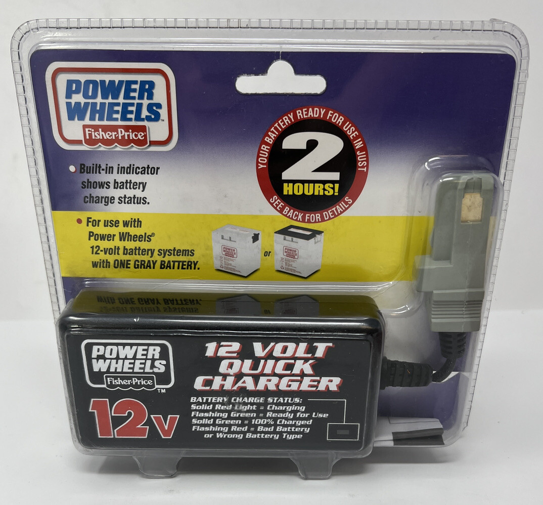 2006 Fisher Price Power Wheels 12 Volt Quick Charger 2 Hours J1718-0980 Sealed