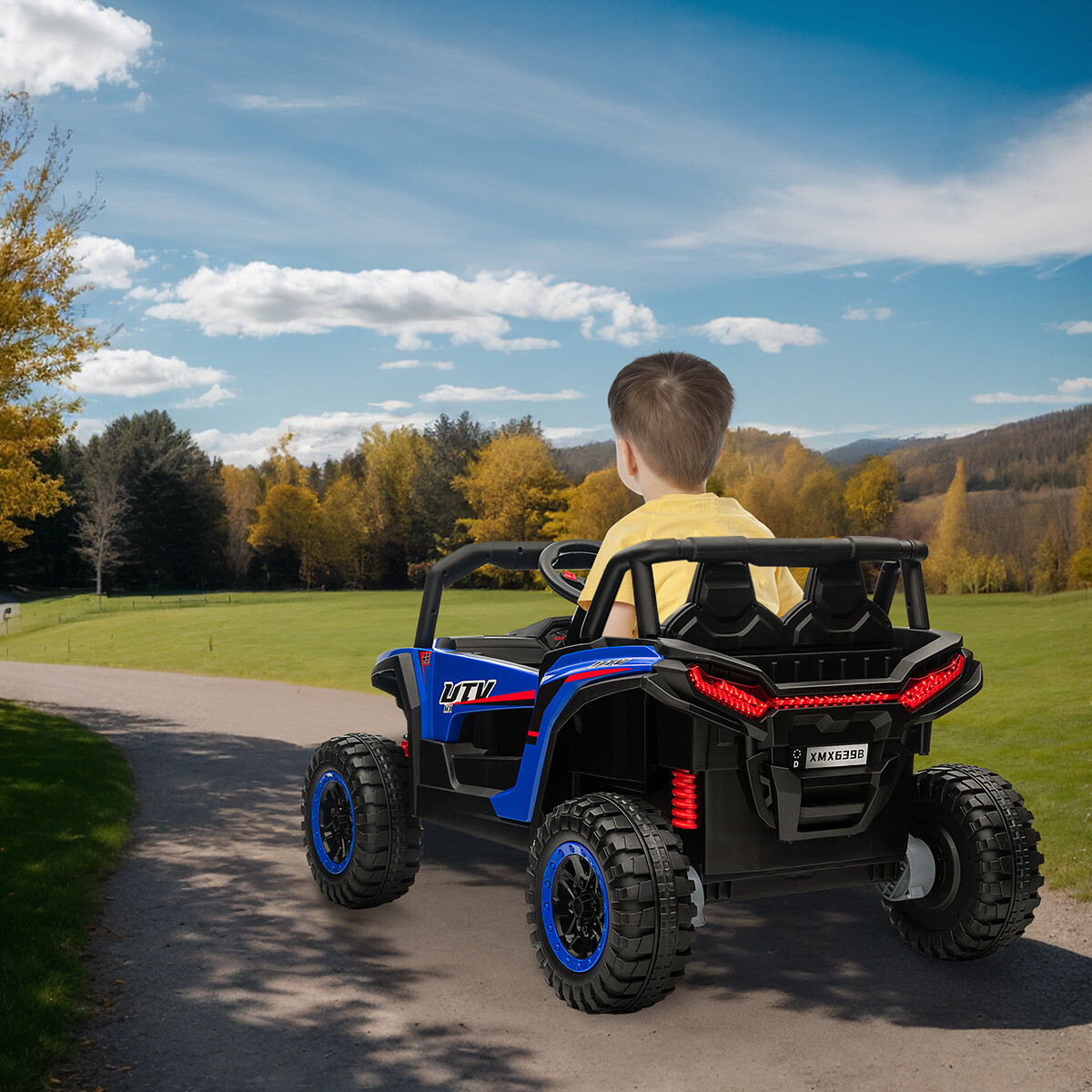 12V Kids Ride On Car 2 Seater Electric Vehicle Toy Truck w/Remote Control US