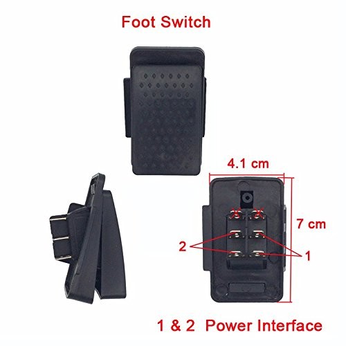 SHENGLE Accelerator Foot Pedal Electric Switch Accessories for Kids Ride On
