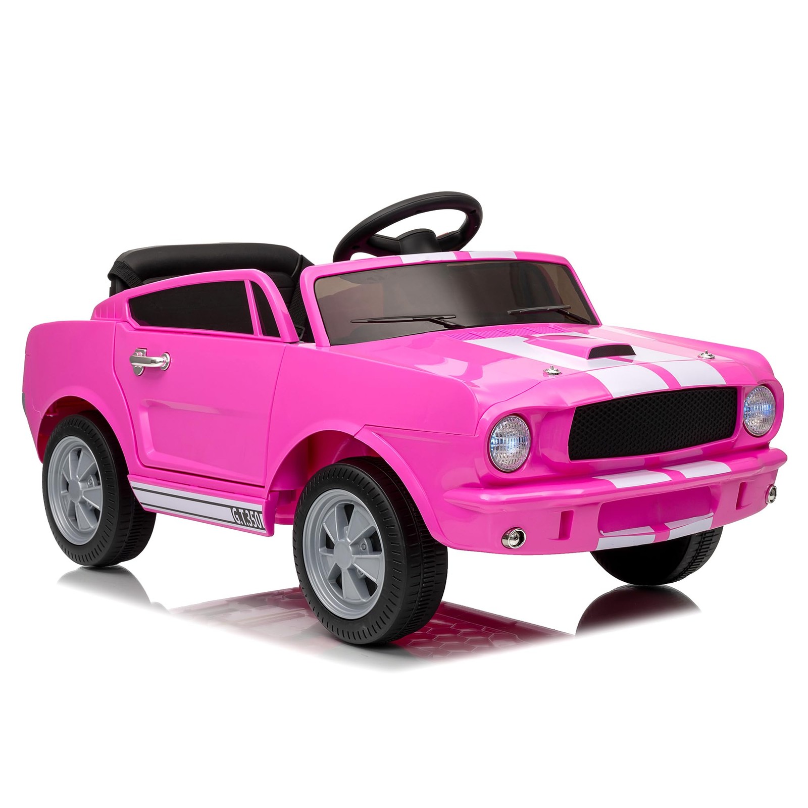 Garvee Ride on Licensed Shelby GT350, 12V Ride on Toys for Toddlers with Remote