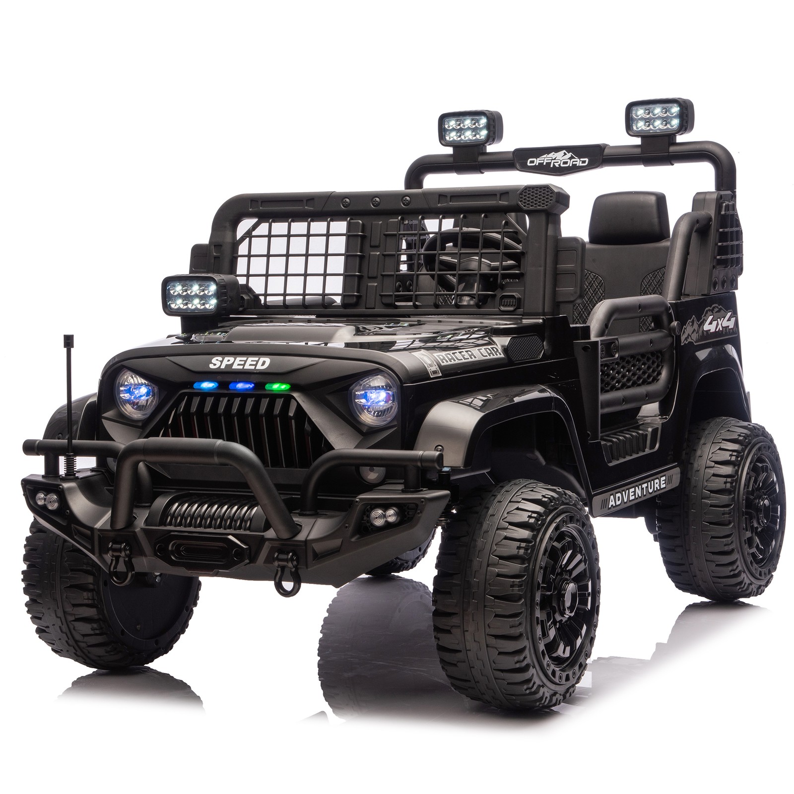 24V 100W*2 Two-seater Kids Ride On Car RC 4-Wheel Shock Absorption for kids 3-8