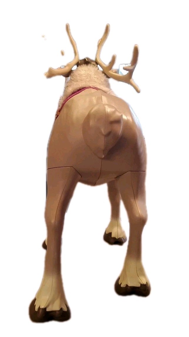 Disney Frozen 2 My Size Playdate Sven Reindeer Ride On Toy with Sounds Life-Size