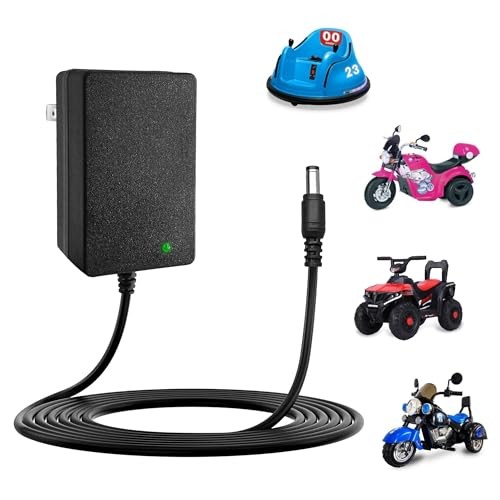 6V Battery Charger for Kids Ride On Cars Bumper Cars – Universal 6V Charger