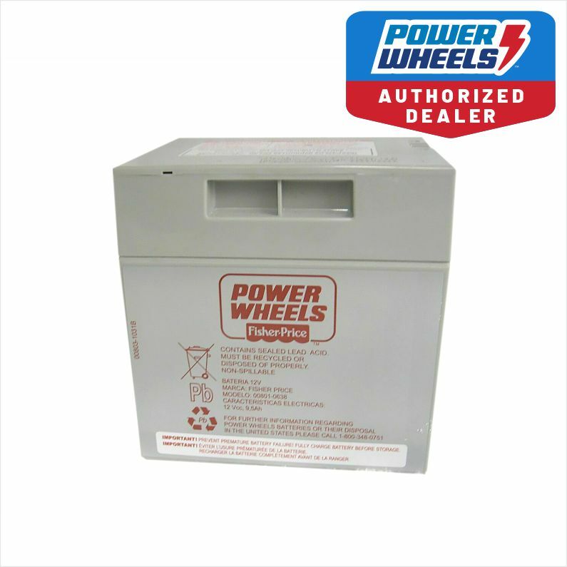 Power Wheels Dune Racer Battery 12 volt 1 year Warranty Fisher Price Genuine