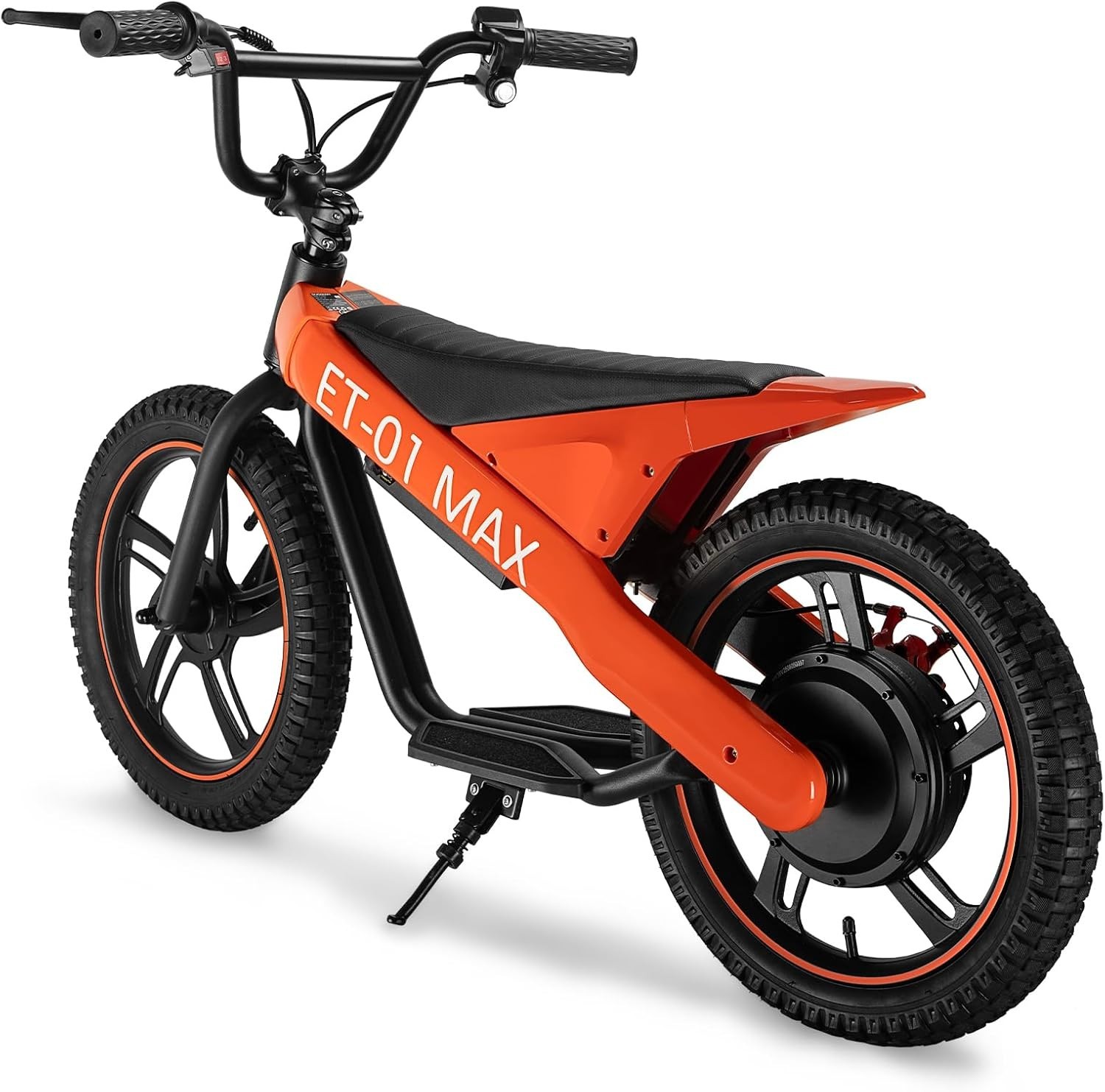 Kids Electric Balance Bike 350W/750W 19MPH 18 Mile 16″ Tires Off Road Yellow