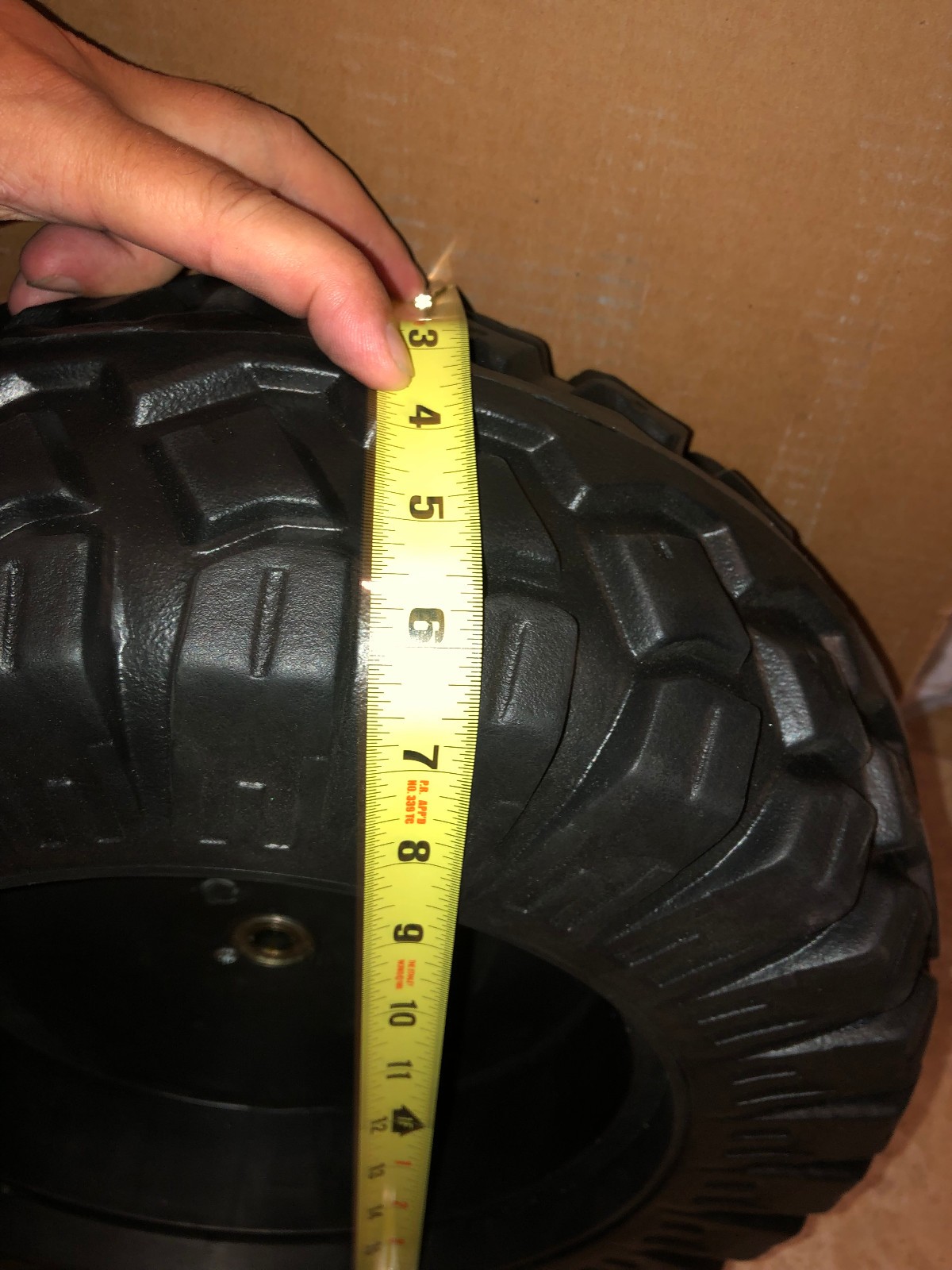 4 Pack Solid Rubber Tire for Ride On Cars Power Wheels Style And Toys
