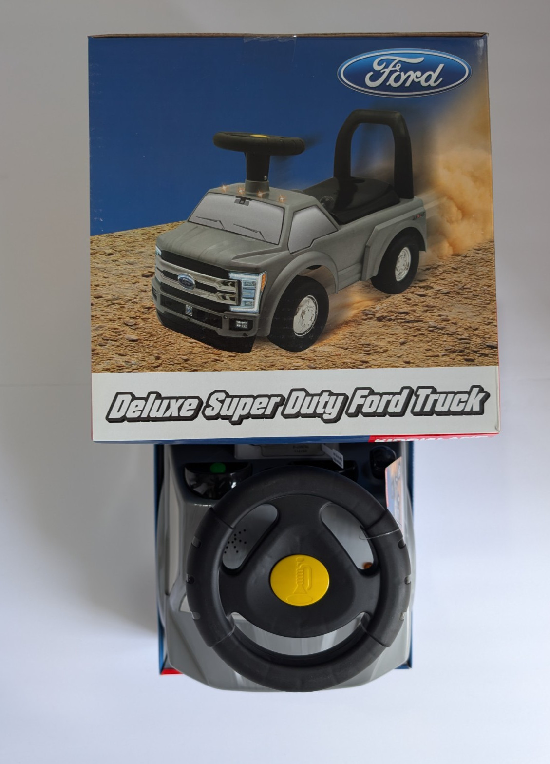 Kiddieland Deluxe Super Duty Ford Truck Ride On Toy Lights Sounds Kids 12-36M