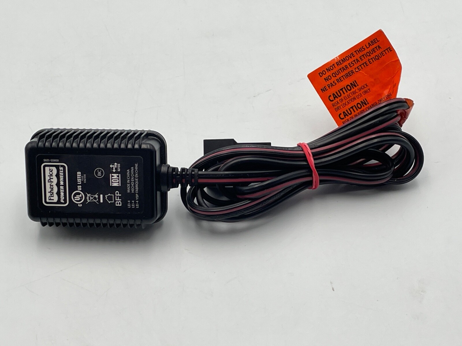 Fisher Price Power Wheels 00803-1295 Class 2 Battery Charger OEM Genuine
