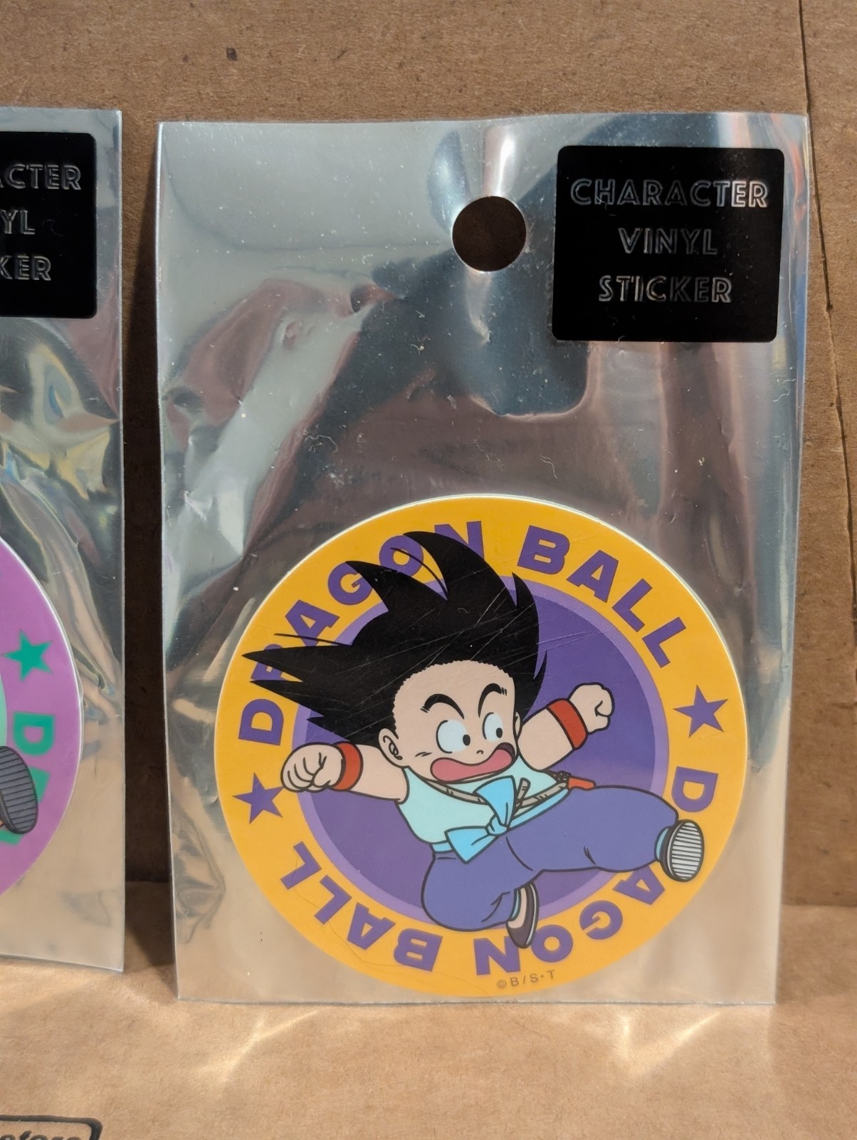 Small Planet Dragon Ball Sticker Goku Circlefrom JP Lot Of 2