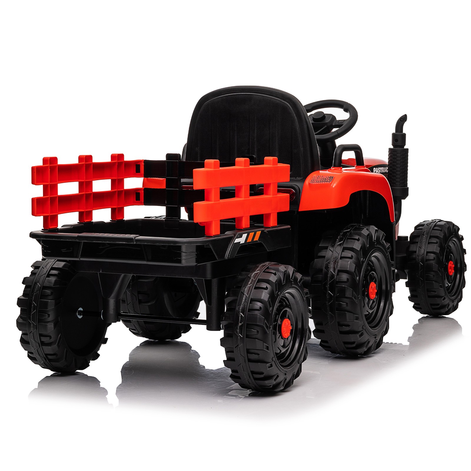Ride on Tractor 24V 400W Powered Electric Tractor Toy electric car for kids Red