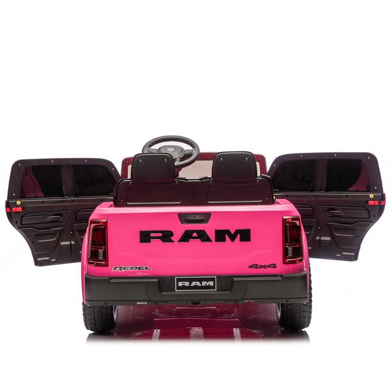 24V 160W Dodge RAM 2-Seater Kid Ride On Truck w/ Remote Control 2WD Car for 3-6