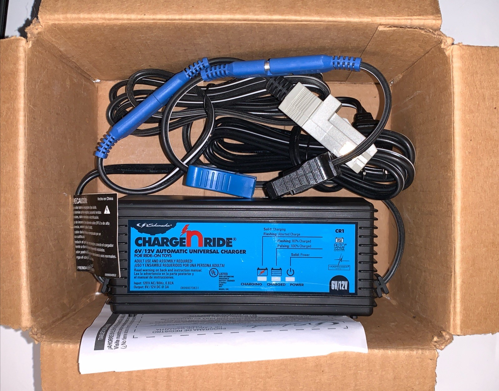 Schumacher Electric Charge ‘n Ride Universal Battery Charger and Maintainer Toys