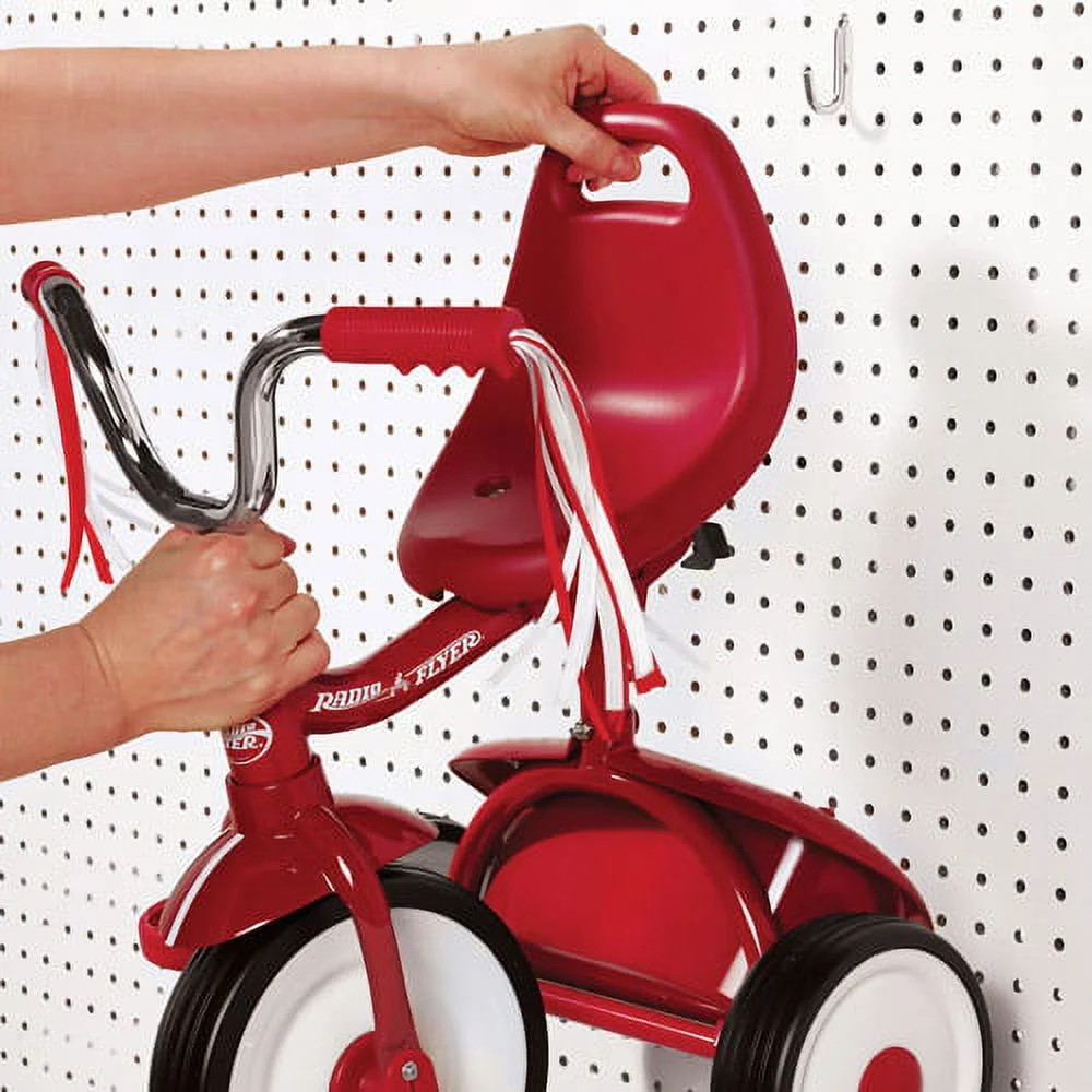 Ready to Ride Folding Trike – Fully Assembled Red Toddler Tricycle