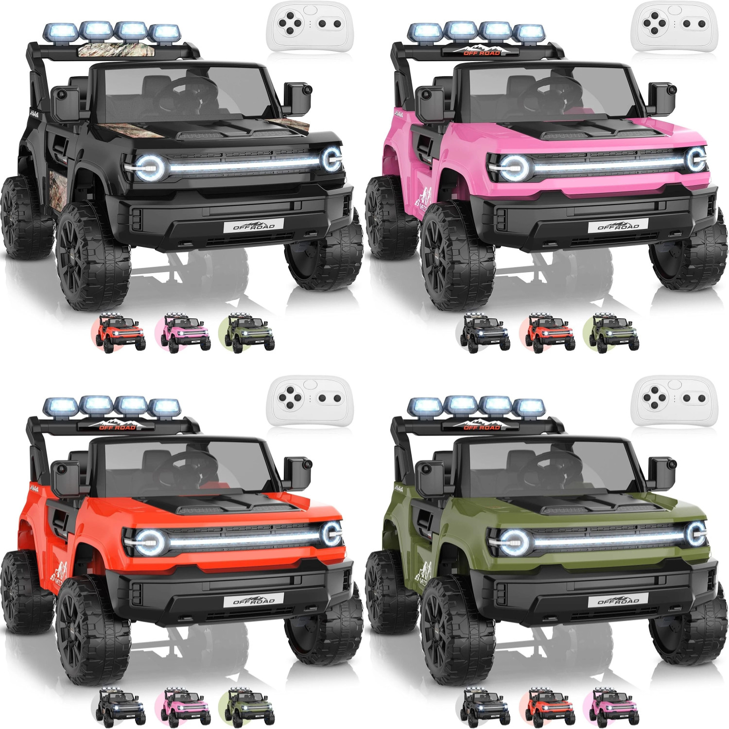 24V Electric Ride on Car for Kids Powerful Wheels with Remote Control & Music