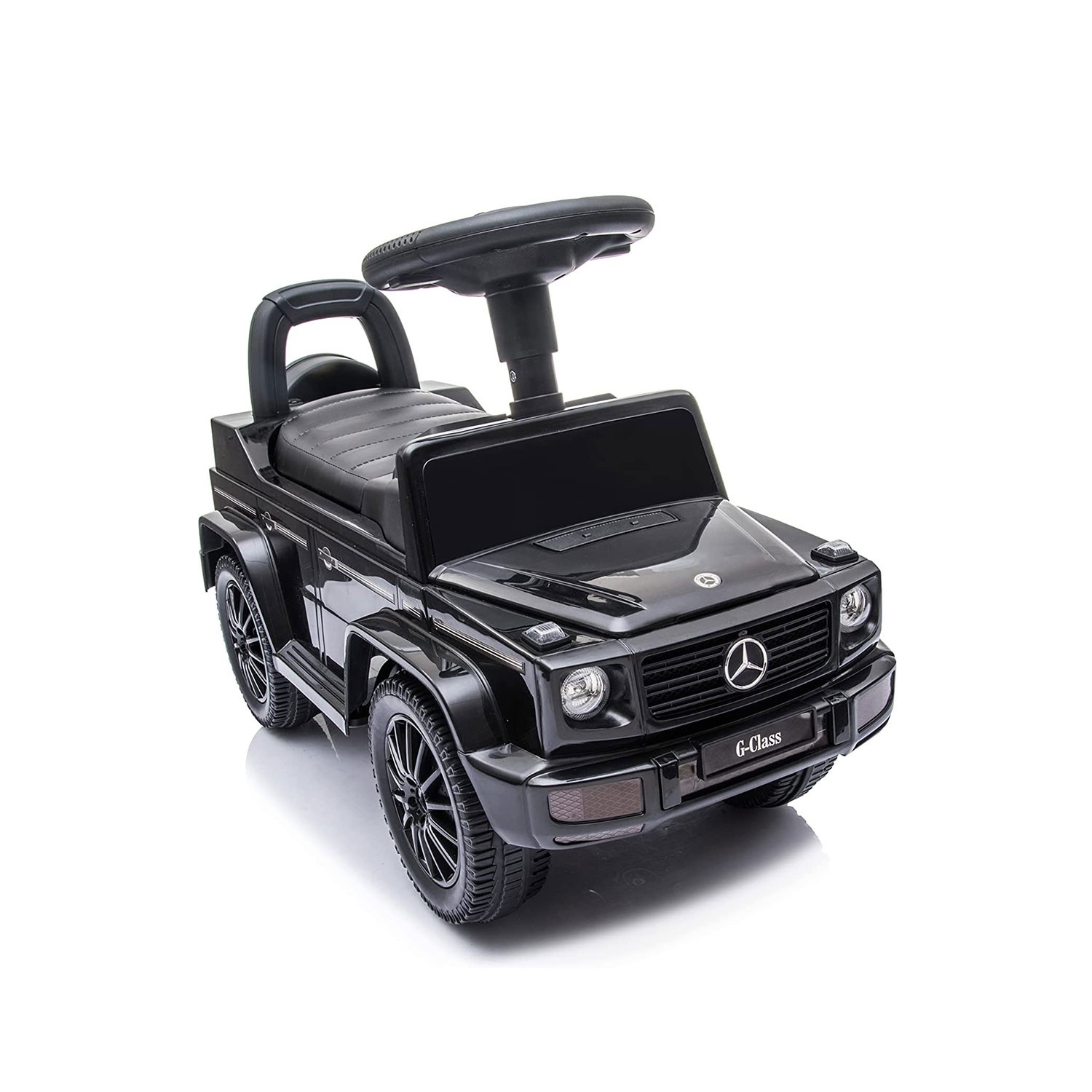 Best Ride On Cars Realistic Mercedes G-Wagon Push Car & Walker, Black (Open Box)
