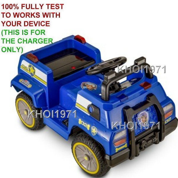 WALL charger AC adapter FOR KT1481WM KT1481 KIDTRAX PAW Patrol Chase ride on 6V