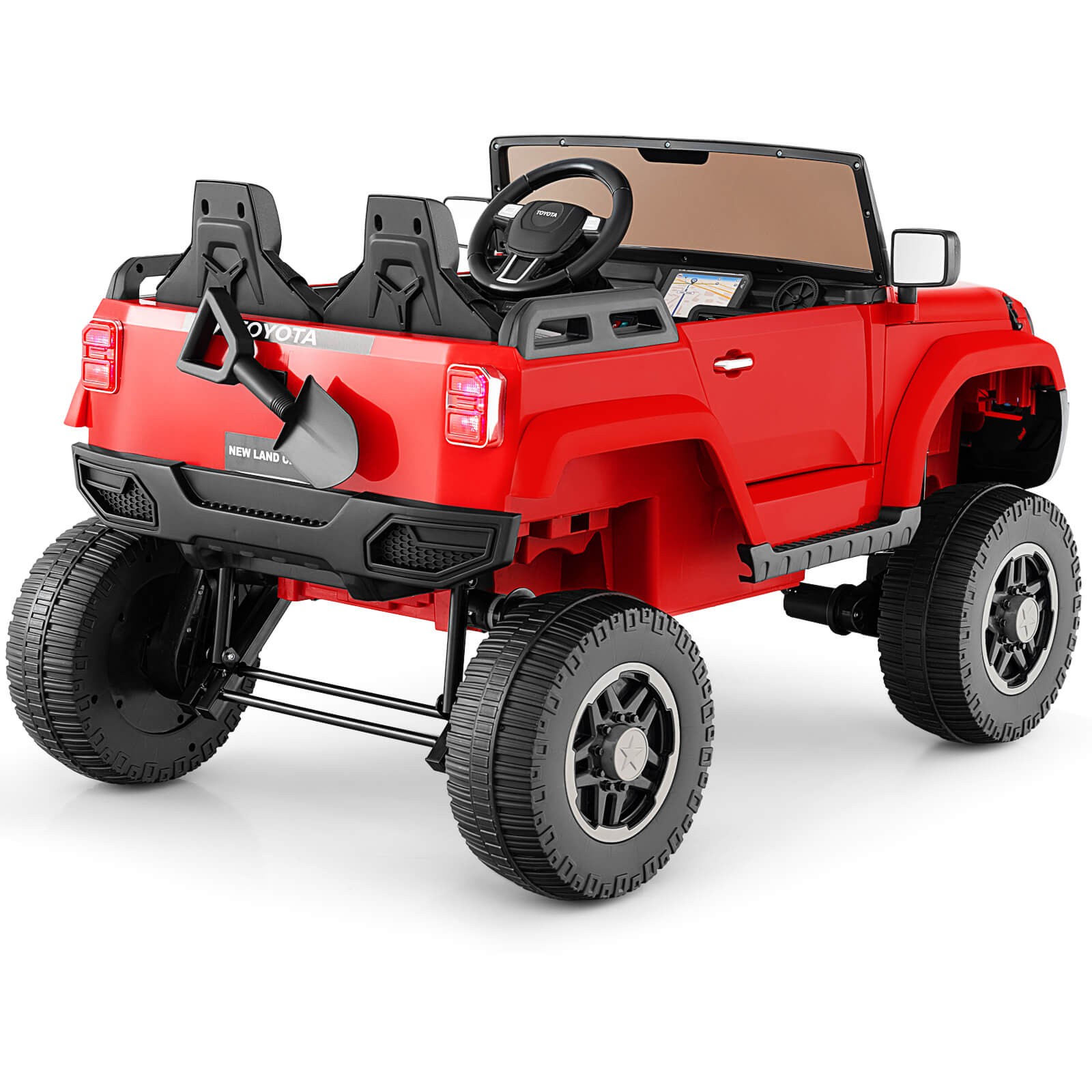 24V 2 Seater Ride on Car for Kids Licensed Toyota LC250 Ride on Truck w/Remote