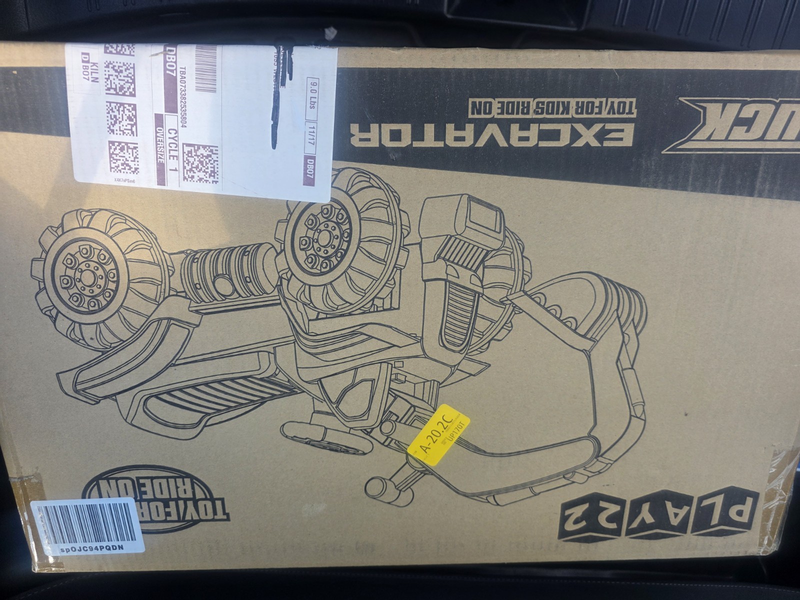 Ride-On Excavator toy