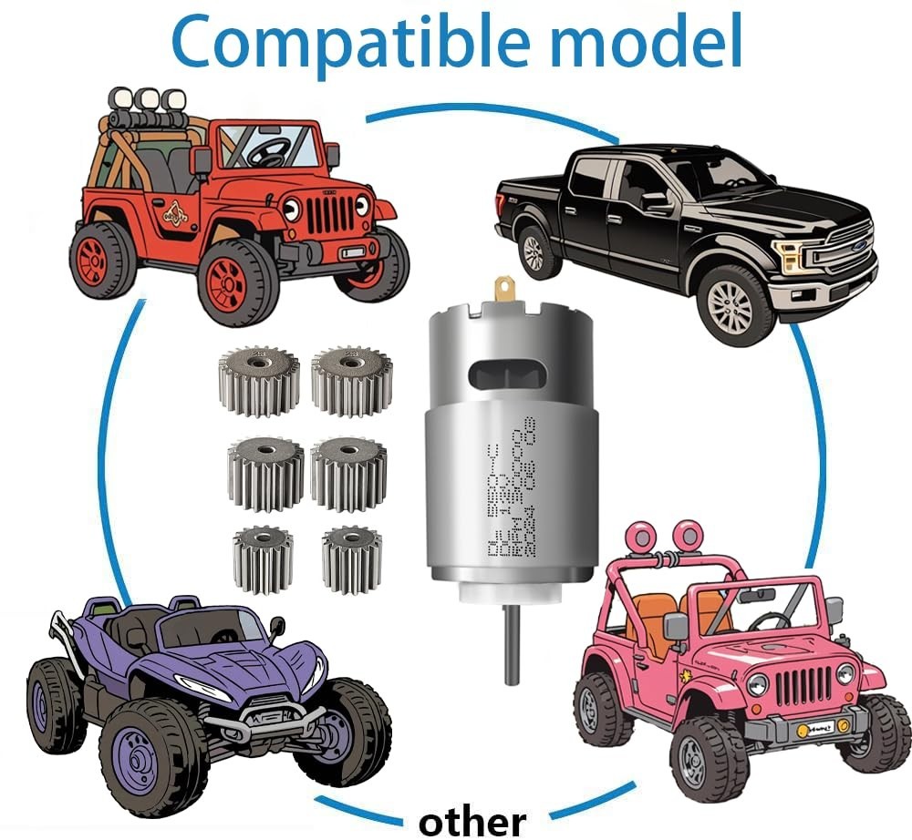 Power Up Kids’ Ride-On Cars with 24V RS555 Motors – Fast & Durable 35000RPM