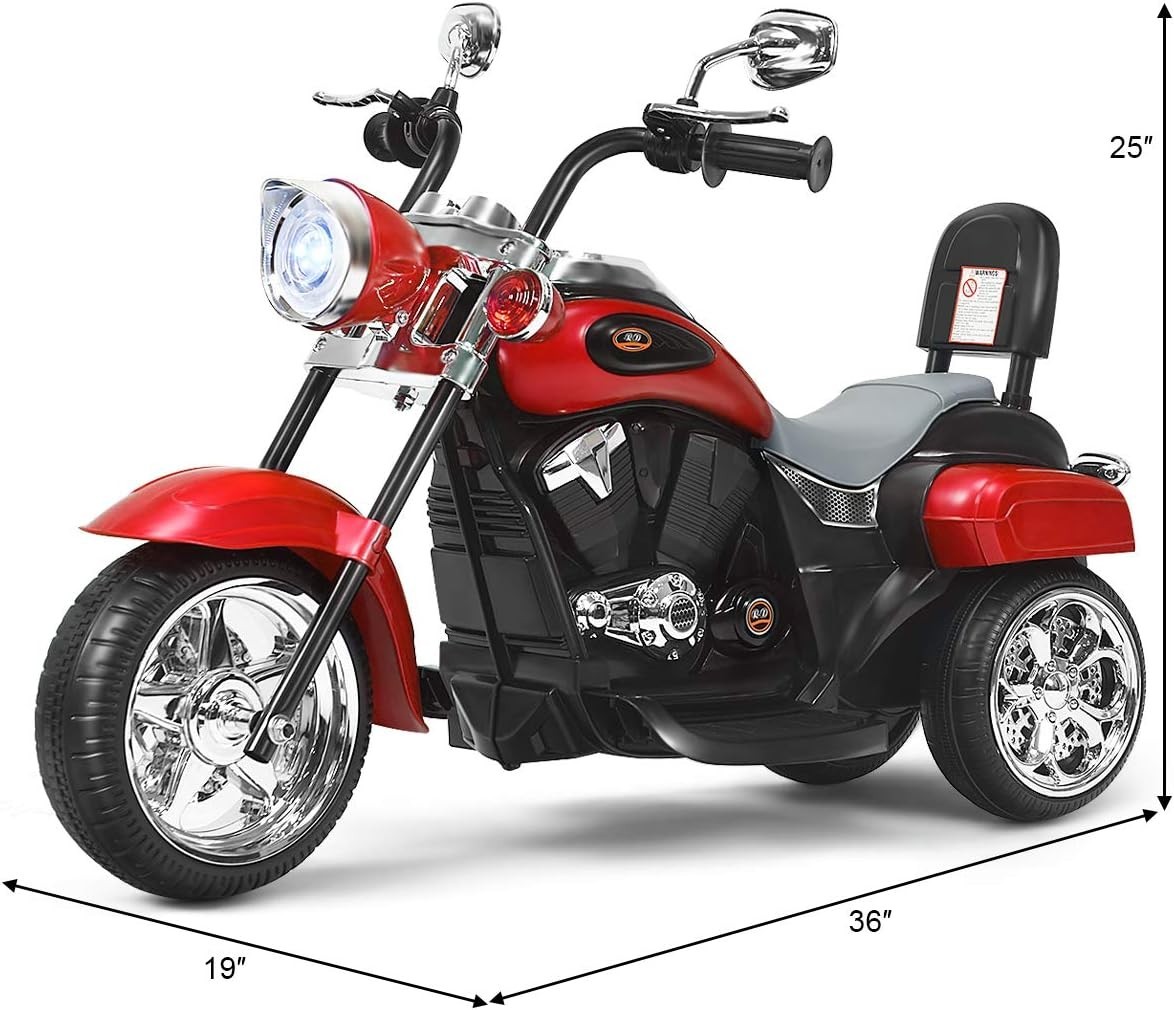 Rechargeable Electric Toddler Motorcycle for Boys Girls Gift