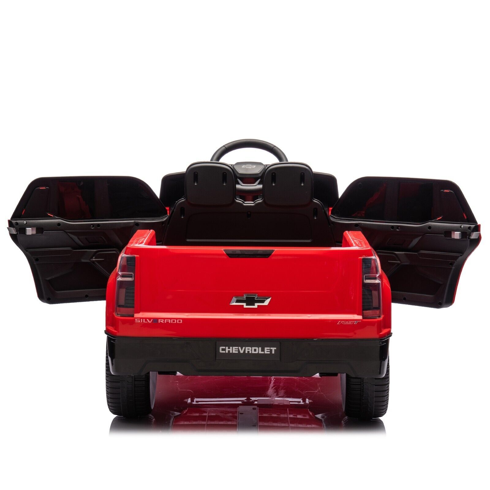Licensed Chevrolet Silverado Ride On Truck 24V 2 Seater Electric Car with Remote