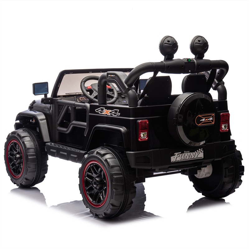 24V Kids Ride On Electric Car w/ Parents Control 2WD 2.5-4MPH for Kids Aged 3-8