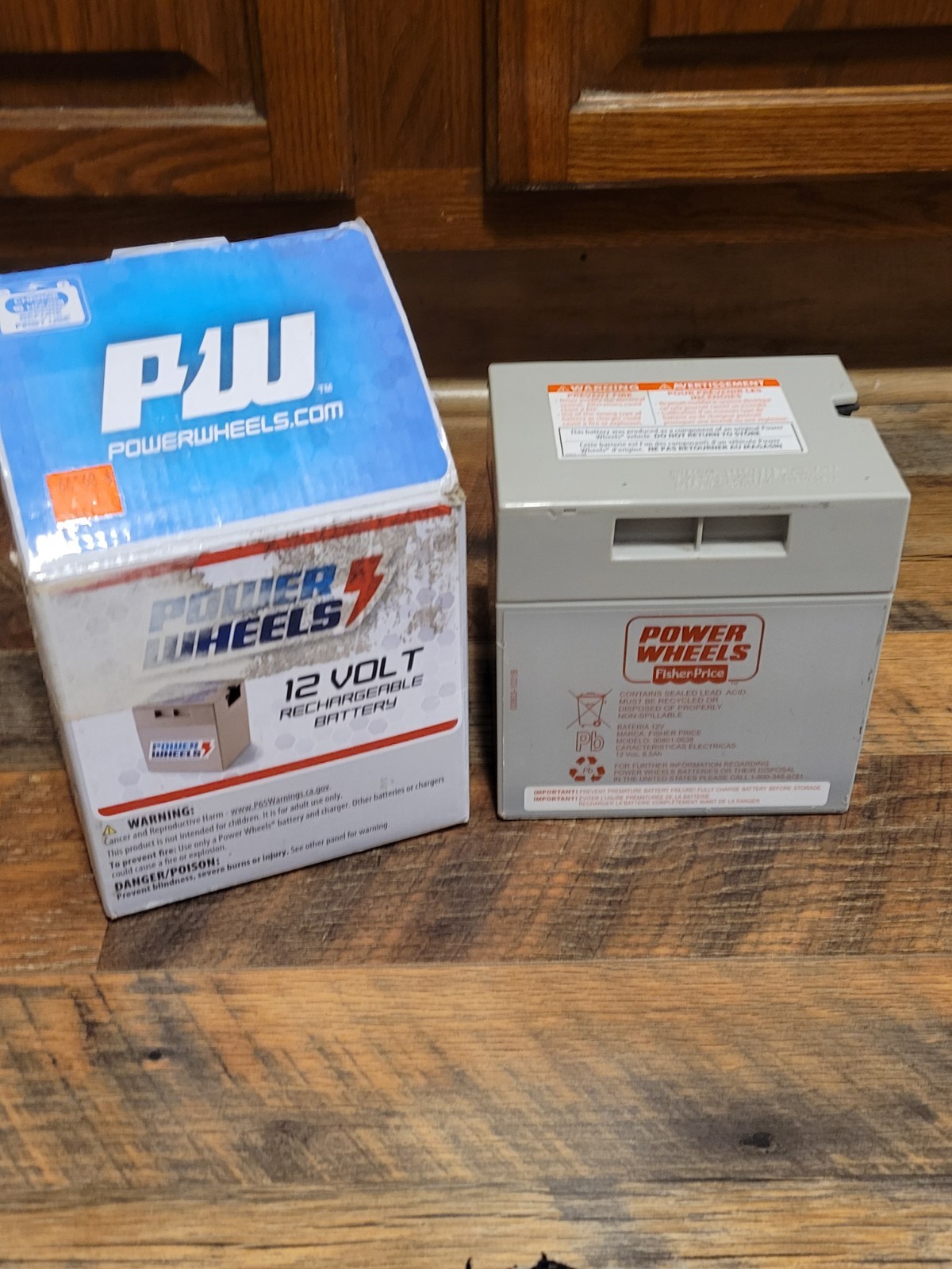 Power Wheels Gray Battery 12 Volt Expires June 2021 original Box Untested