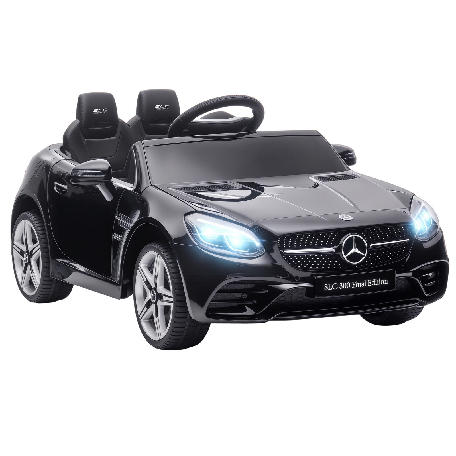 12V Ride On Toy Car for Kids with Remote Control, Black
