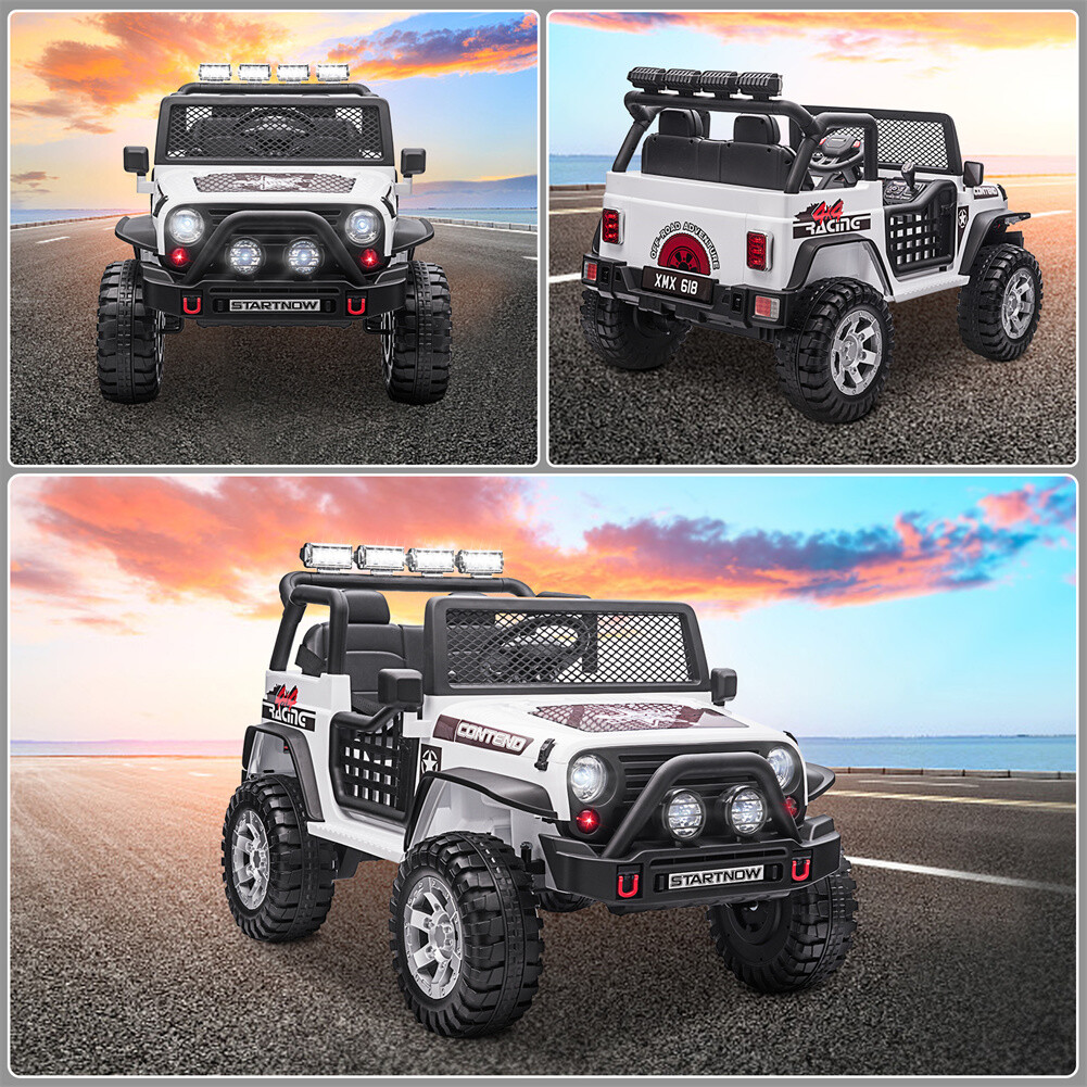 2-Seater Ride on Truck 12V Battery Powered Electric Vehicle w/ Remote Control US