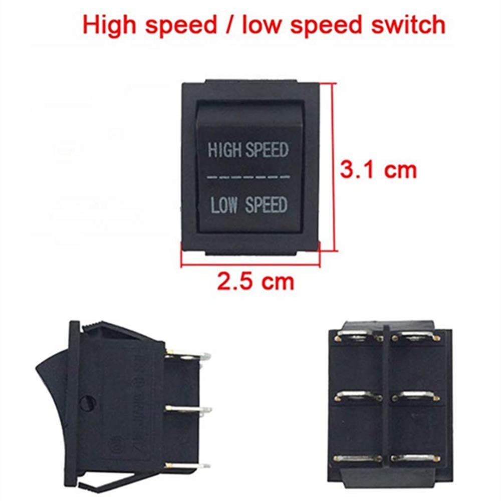 2 Pcs Kids Ride on Car High Speed Low Speed Switch Accessories, Children’S Elect