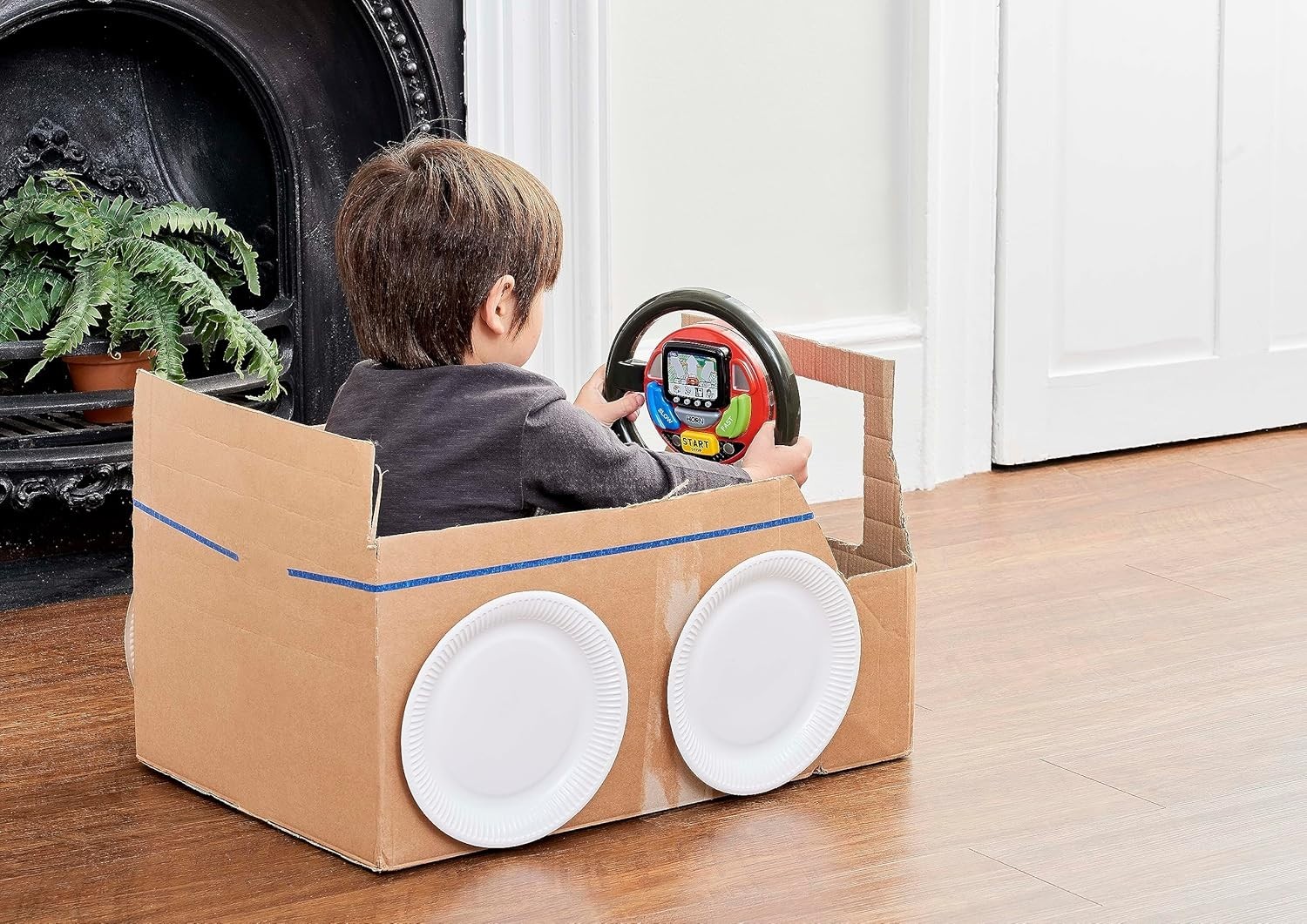 Toy Steering Wheel with Interactive Features, Ideal for Kids 18 and Older