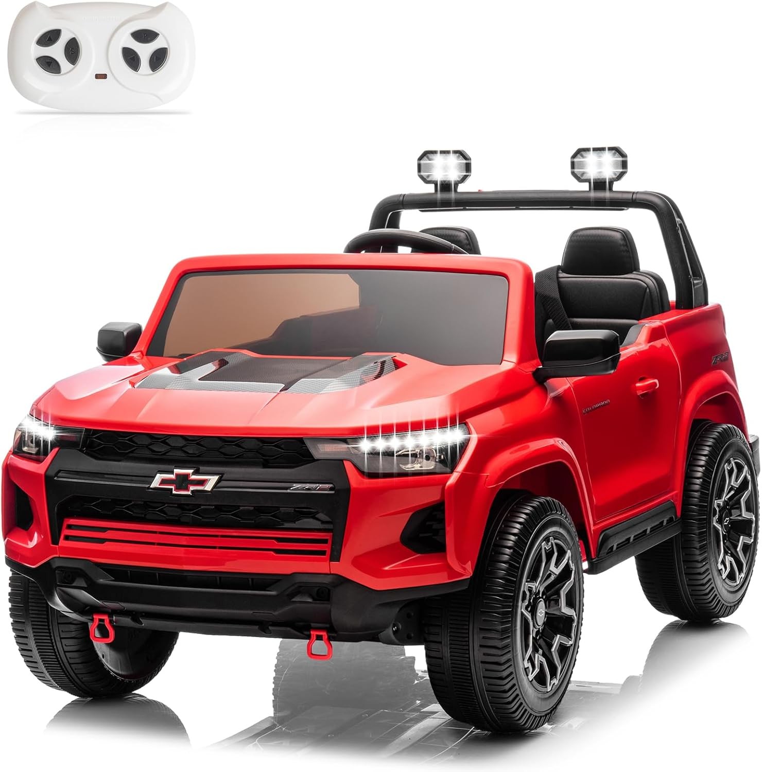 24V Licensed Chevrolet Colorado Electric Car for Kids, Ride on Toys for Toddlers