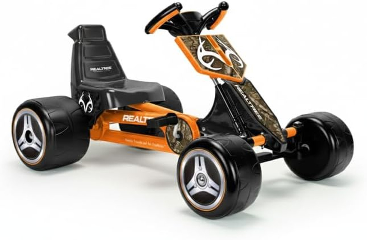 Realtree Officially Licensed Pedal Go Kart for Kids Ages 3–6 | Toddler Ride-On T