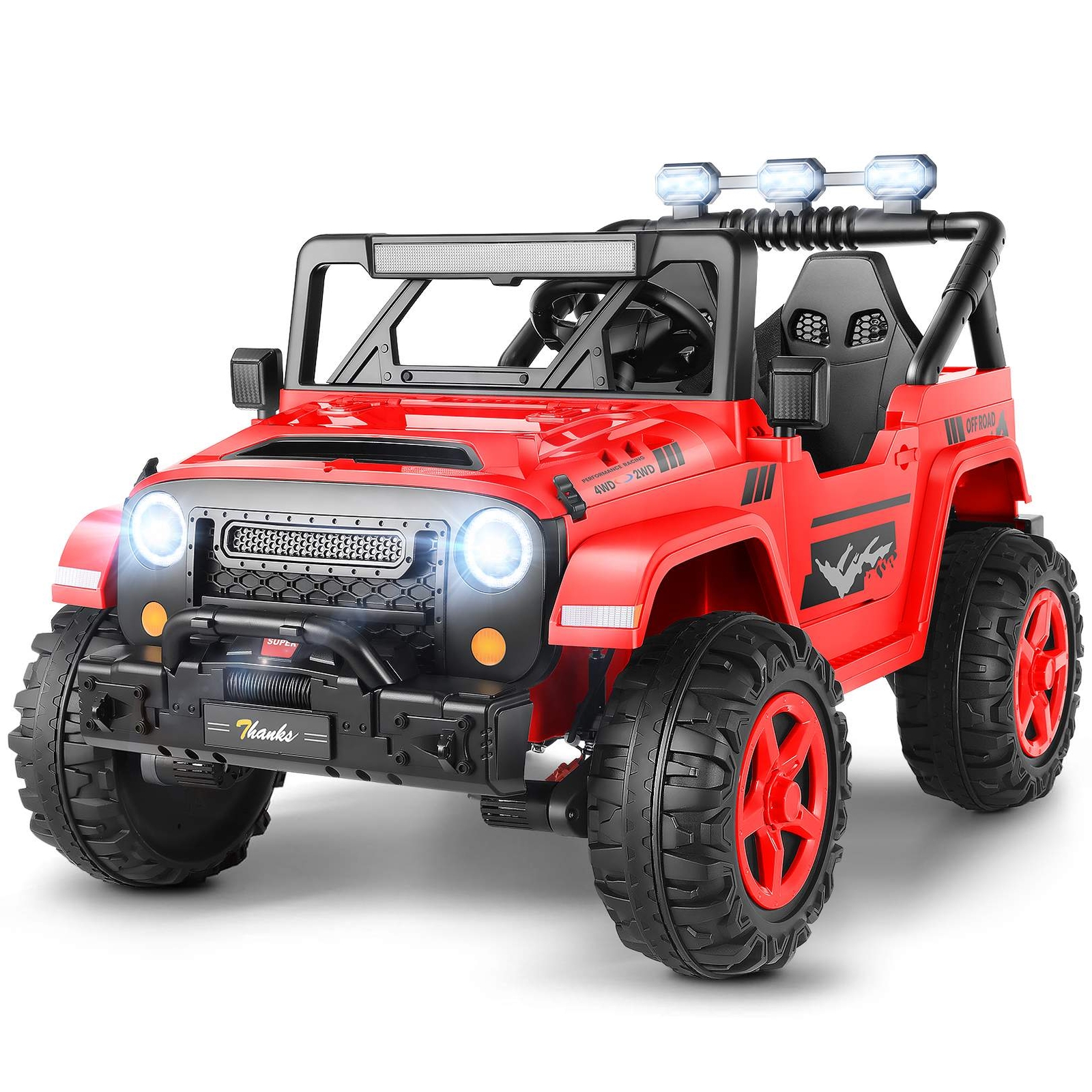 Ride On Car 24V 2WD/4WD Electric Car 4x4Off-Road Battery Powered with Remote