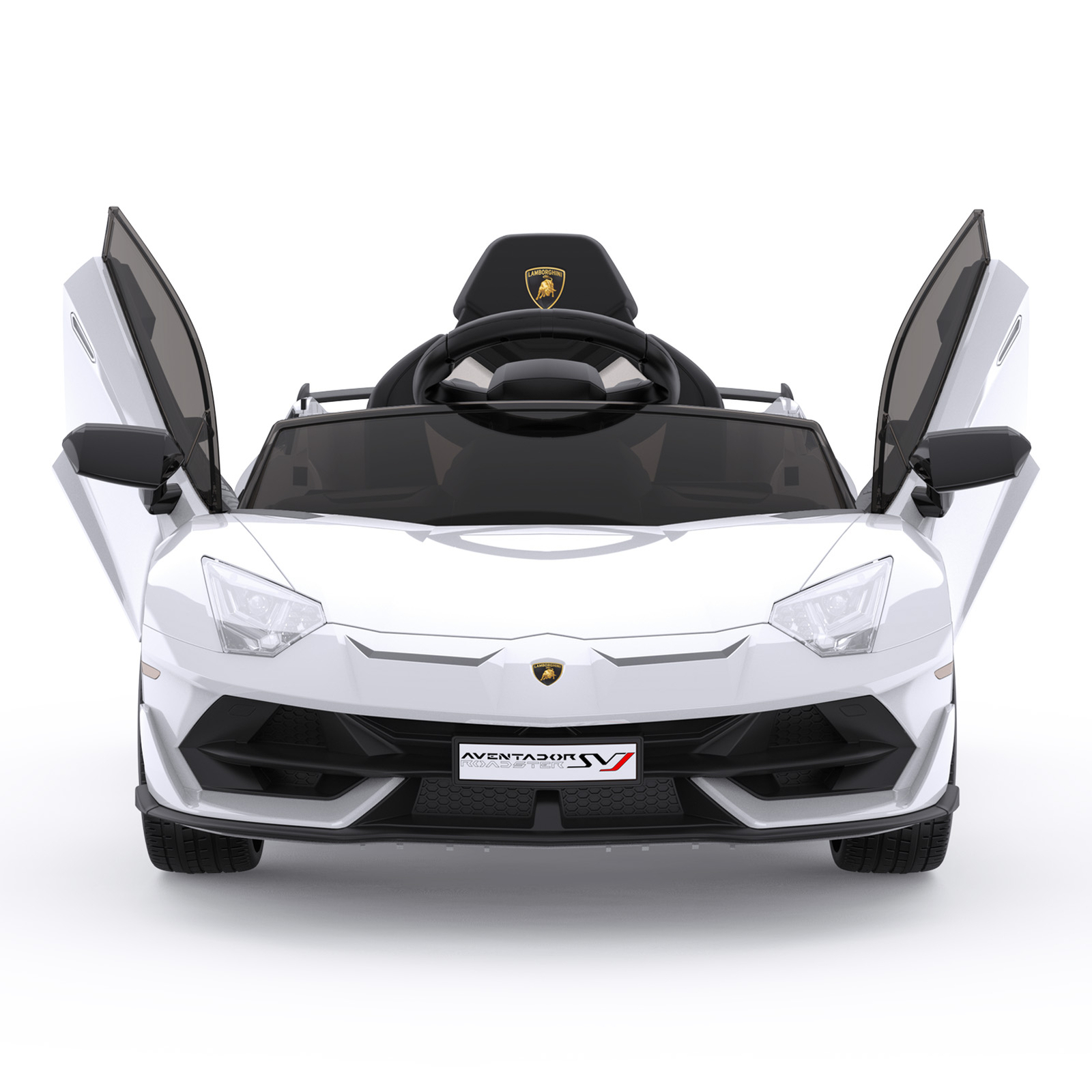 12V Kids Rechargeable Ride On Car Toy With Remote Control 3 Speeds 25W Motors US