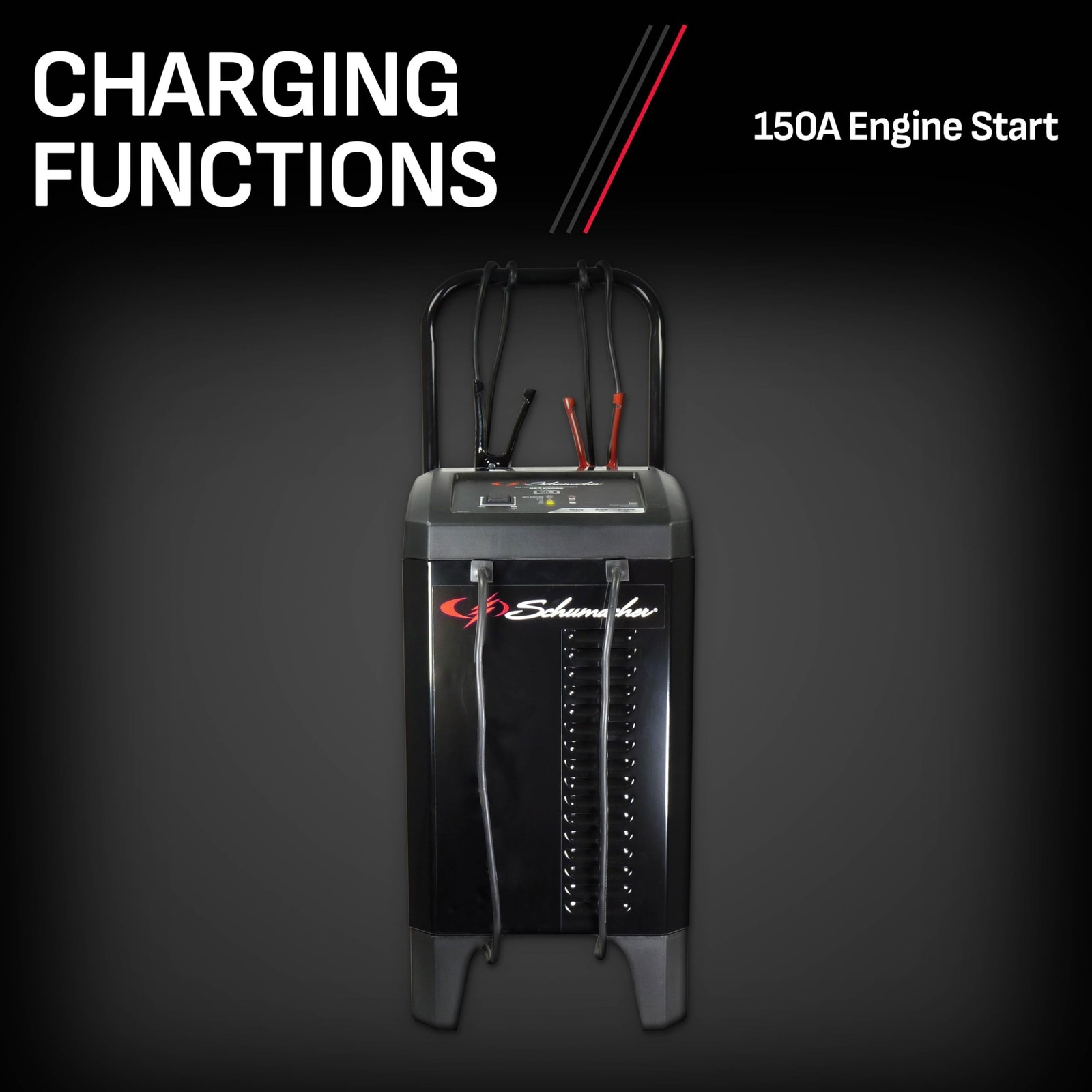 Schumacher Electric Wheeled Automatic 6A Car Battery Charger and 150A Engine …
