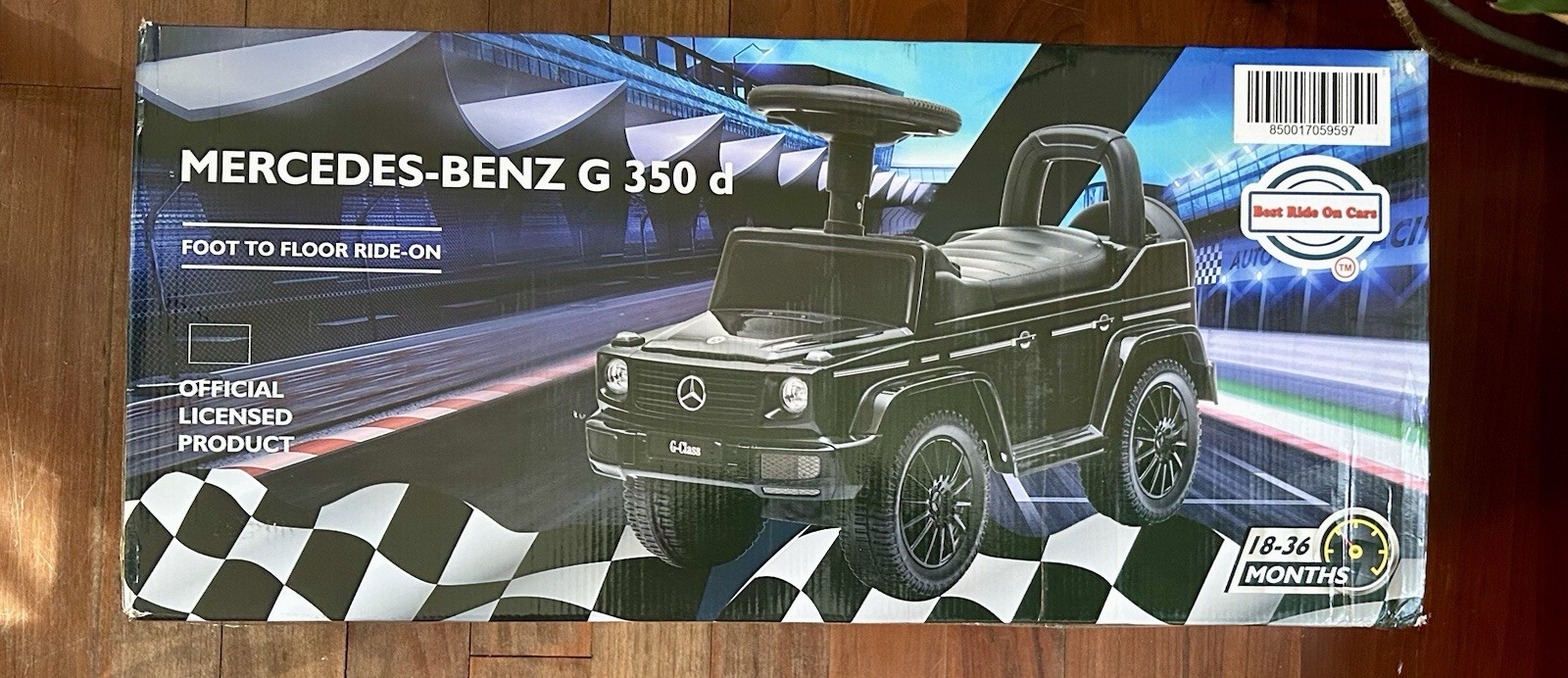 Best Ride On Cars Realistic Mercedes G-Wagon Push Car & Walker, Black