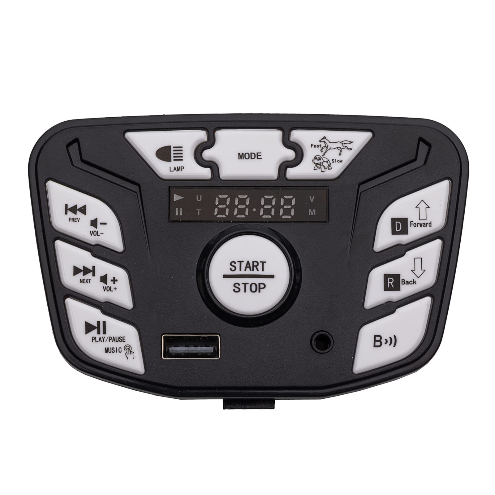 Children’s Electric Vehicle Power Supply Switch, Bluetooth Music Control Panel,