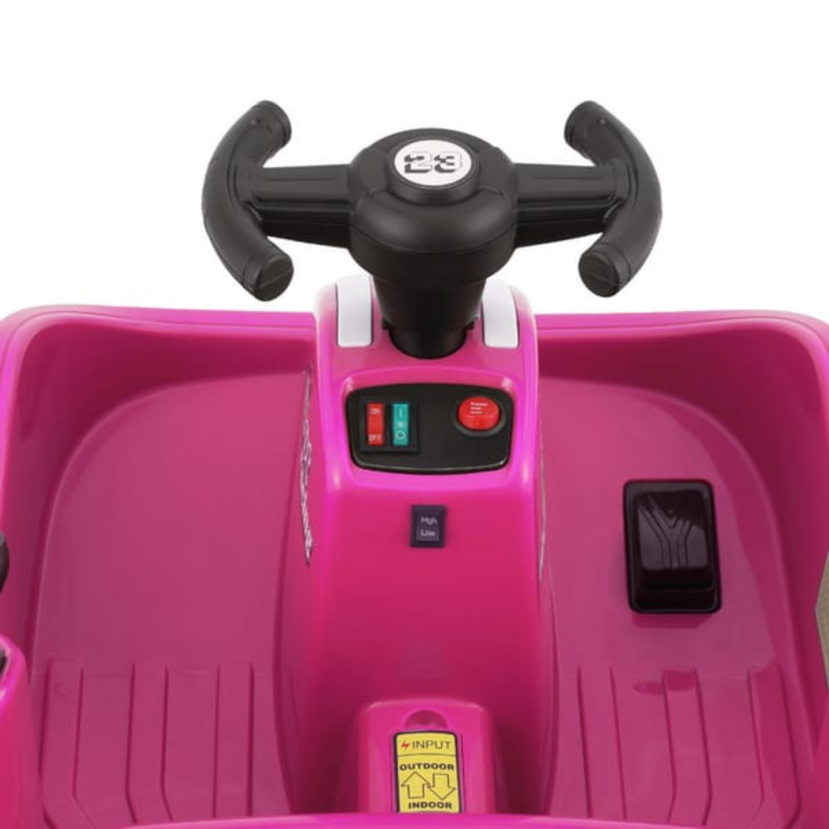 Pink Kids Ride On Car 6V Electric Bumper Kart Remote Control